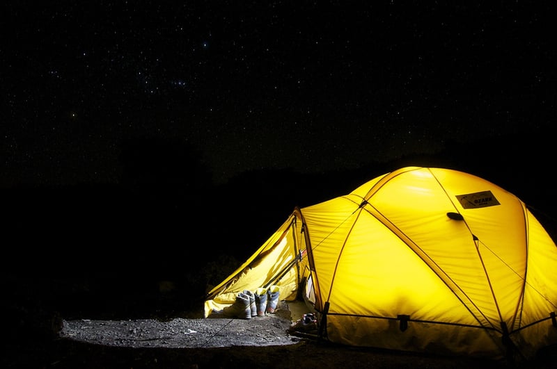 Glamping in Montana